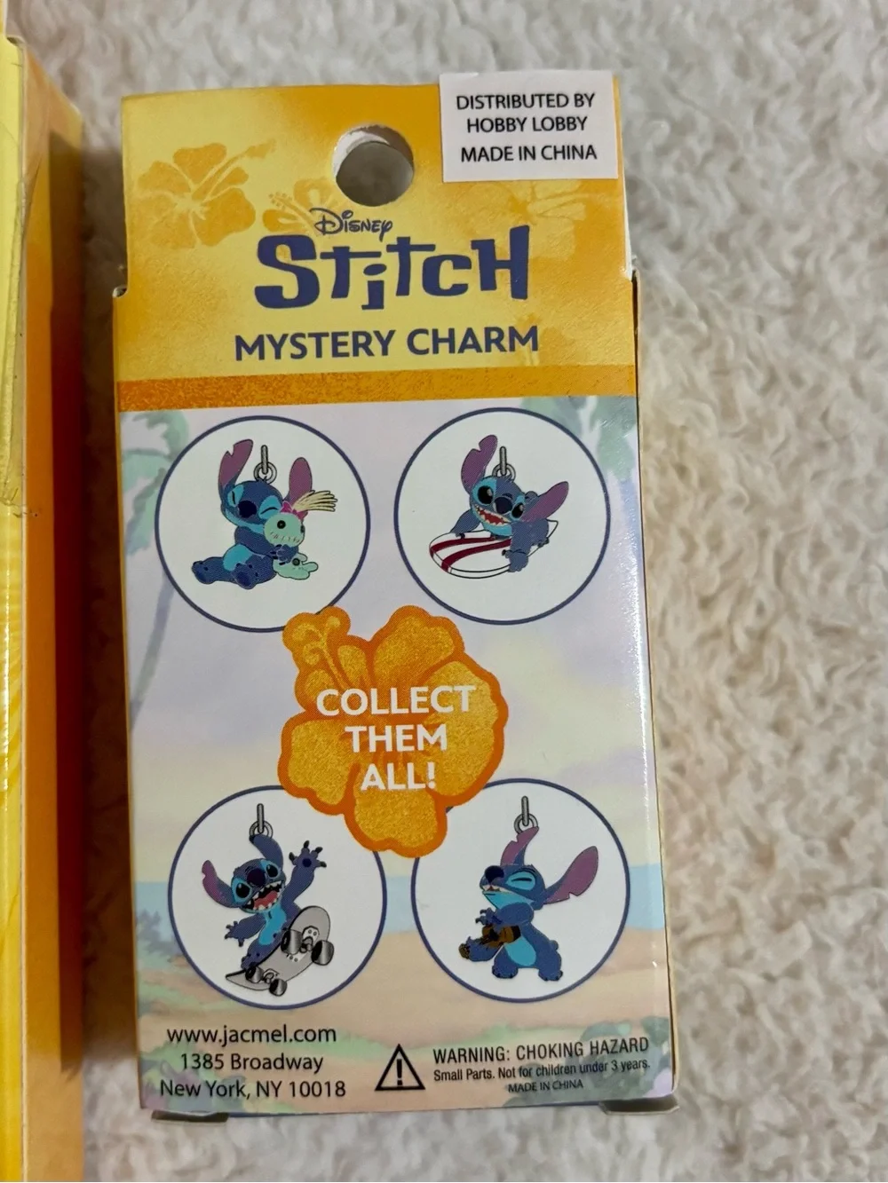 Disney Stitch Mix & Match Charm Necklace - with additional charm